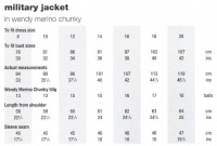 Knitting Pattern - Wendy 5618 - Merino Chunky - Military Jacket
